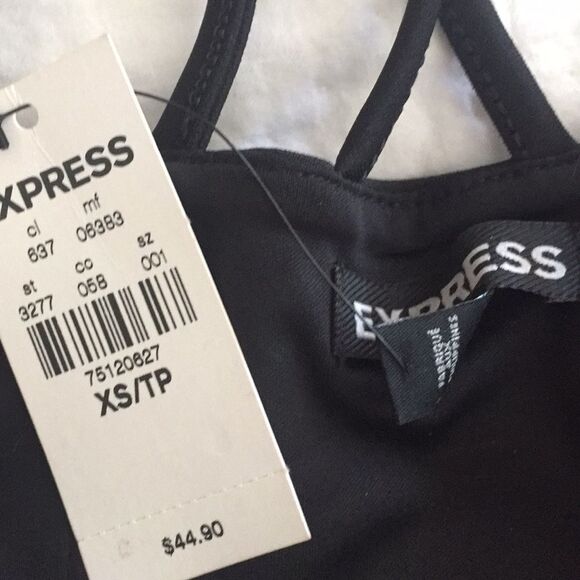 NWT Express Strappy Black Tank size XS - Picture 5 of 6